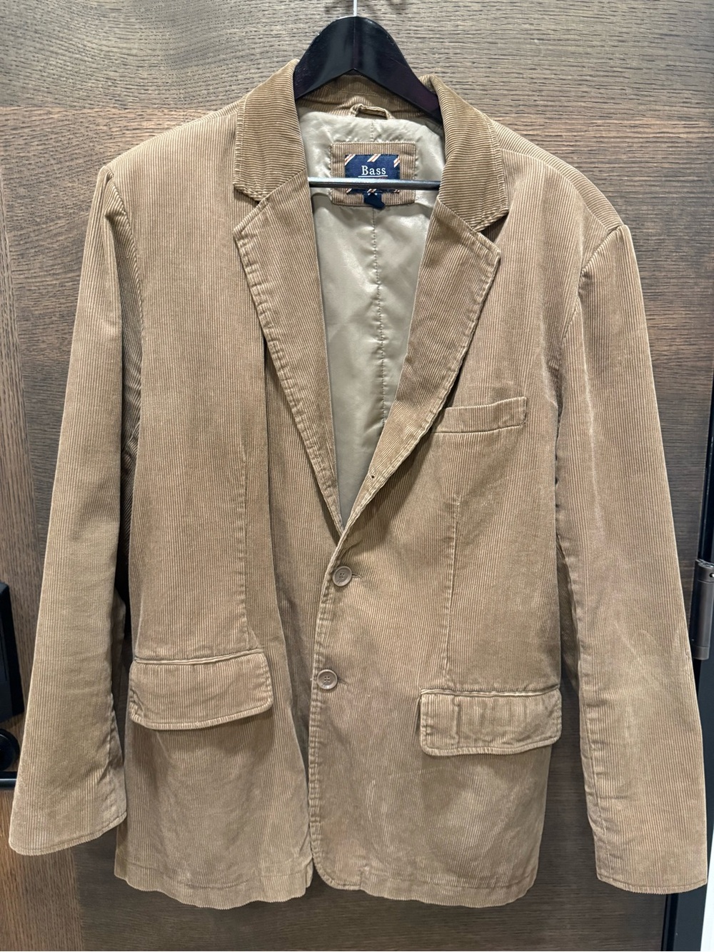 Bass Men's Corduroy Sport Coat in Light Brown